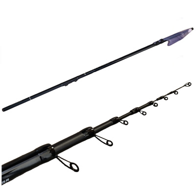 Удилище тел. с кольцами (болонское) "HYPNOS BOLO" FISH CRYSTAL , длина 5 м (20-50Gr) CARBON 30T+40T