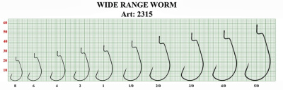 Крючок (офсет) WIDE RANGE WORM, №2, покрытие BN (5 шт) Крючок (офсет) WIDE RANGE WORM, №2, покрытие BN (5 шт)