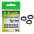 Кольцо заводное ROSCO,  №00. 3,23 мм/4,32 мм, BLACK, тест 4 кг. (уп. 16 шт)