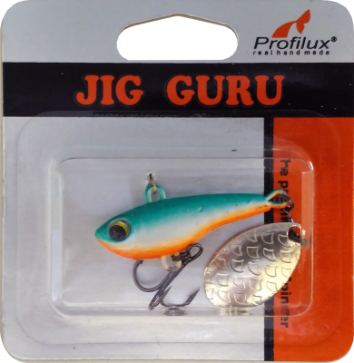 Джиг-блесна Тэйл-Спиннер (14 гр)  цв.307 ("Окунь") Джиг-блесна Тэйл-Спиннер (14 гр)  цв.307 ("Окунь")