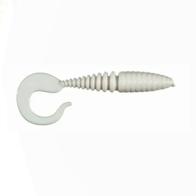 Приманка ZUB-TWIST  50мм(2")-10шт, (цвет 801) белый