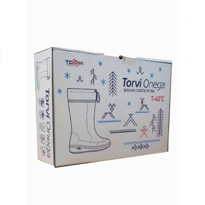 Сапоги "TORVI" ОНЕГА из ПМ (ЭВА), с 5-сл.вкл. (мех): -40С, цв.: Белый, размер: 37 (5 пар)