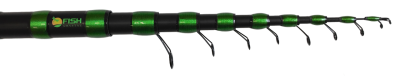 Удилище телескопическое с кольцами (болонское) "TELE POLE" FISH CRYSTAL, длина 5 м (до 40 Gr)