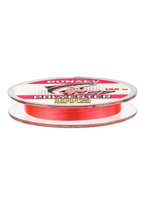 Леска Dunaev Polyester RED 0.148мм 100м