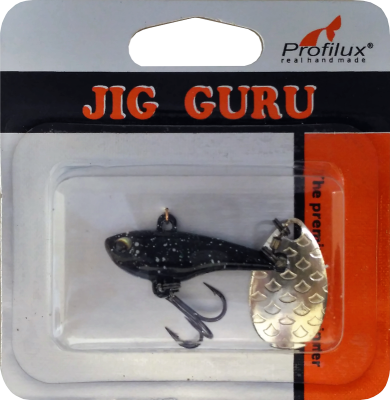 Джиг-блесна Тэйл-Спиннер (10 гр)  цв.324 (черный) Джиг-блесна Тэйл-Спиннер (10 гр)  цв.324 (черный)