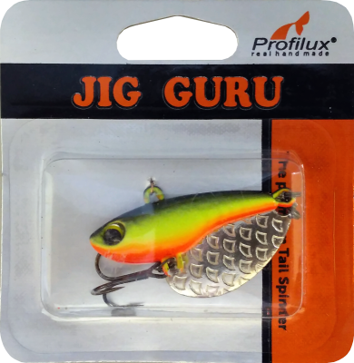 Джиг-блесна Тэйл-Спиннер (24 гр)  цв.306 (желтый-черноспинка) Джиг-блесна Тэйл-Спиннер (24 гр)  цв.306 (желтый-черноспинка)