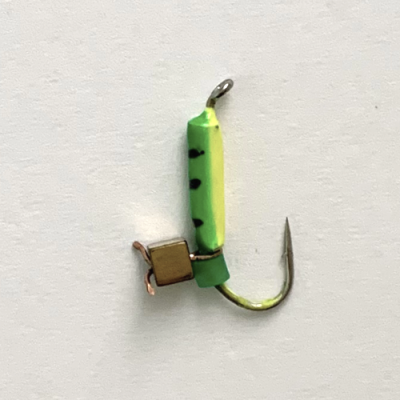 Столбик Хамелеон кубик 1,5 мм подвесной ЗЕЛЕНО-ЖЕЛТЫЙ