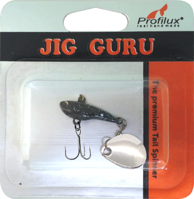 Джиг-блесна Тэйл-Спиннер ( 5 гр)  цв.324 (черный) Джиг-блесна Тэйл-Спиннер ( 5 гр)  цв.324 (черный)