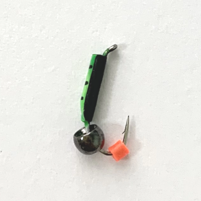 Столбик с черным шариком 1,5 мм ЗЕЛЕНО-ЧЕРНЫЙ