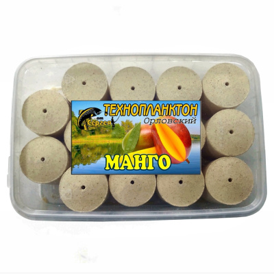 Технопланктон Манго (60г/шт; уп/14шт) Технопланктон Манго (60г/шт; уп/14шт)