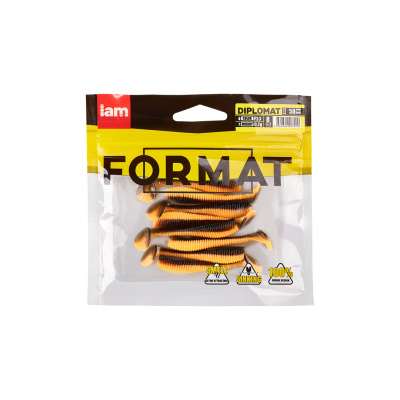 Силиконовая приманка FORMAT DIPLOMAT 50mm (8шт.) цвет F23