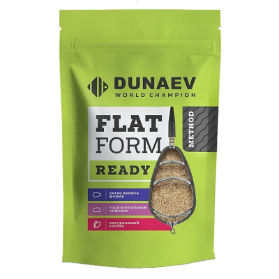 Прикормка Dunaev Flat Feeder Ready 1 кг. Палтус