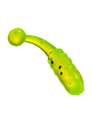 Приманка ZUB-KLOP 19мм(0,7")-20шт, (цвет 310) желтый с блестками Приманка ZUB-KLOP 19мм(0,7")-20шт, (цвет 310) желтый с блестками
