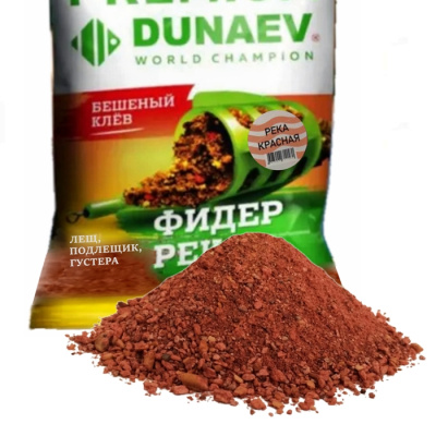 Прикормка "DUNAEV-PREMIUM" 1кг Фидер Река Красная