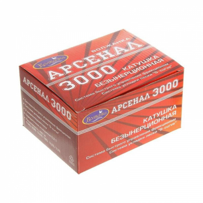 Катушка б/ин"Волжанка Арсенал 5000" (3 подш) 0,28/220м задн.фрикц. Катушка б/ин"Волжанка Арсенал 5000" (3 подш) 0,28/220м задн.фрикц.