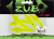 Приманка ZUB-LARVA  60мм(2,4")-7шт, (цвет 310) желтый с блестками