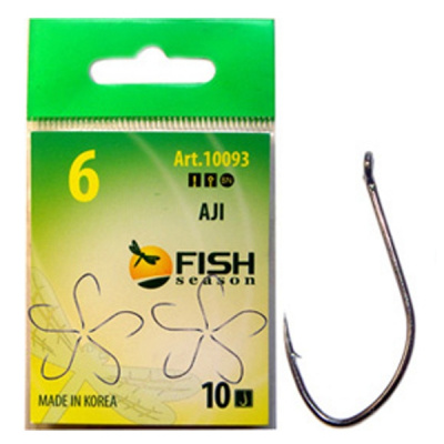 Крючок AJI-RING №2 с ушком, покрытие BN (10 шт) Крючок AJI-RING №2 с ушком, покрытие BN (10 шт)