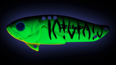 Блесна-Цикада Strike Pro Cyber Vibe 55, 55 мм, 17 гр, цвет: Mat Tiger, (JG-005D#GC01S)