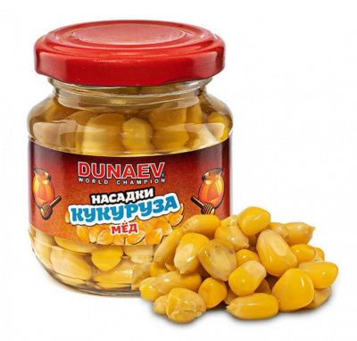 Насадка стеклобанка "Дунаев Кукуруза" 100мл Мёд