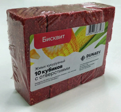 Жмых DUNAEV кукурузный  Бисквит 300г. Жмых DUNAEV кукурузный  Бисквит 300г.