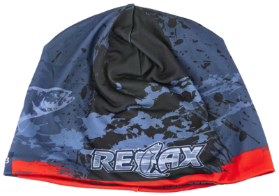 Фирменная трикотажная шапка Relax (синяя)