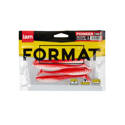 Силиконовая приманка FORMAT PIONEER 100mm (5шт.) цвет F02