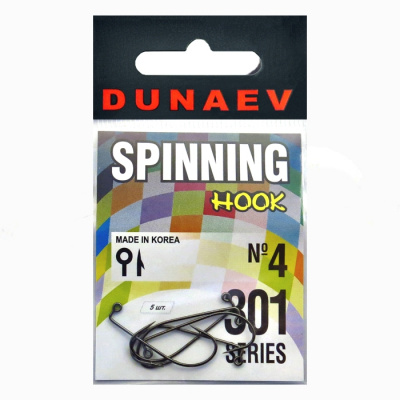 Крючок Dunaev Jig 301 #4 (упак. 5 шт)