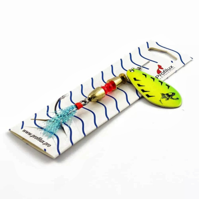 Вращ.премиум Таймень Б (15гр) цв. 219 желтый-салатовый