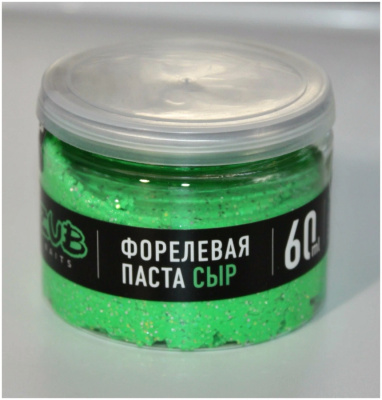 Паста ZUB 60мл Форель "Сыр" Зеленая Паста ZUB 60мл Форель "Сыр" Зеленая