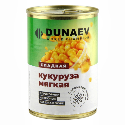Кукуруза Мягкая DUNAEV металлобанка 400мл, анис Кукуруза Мягкая DUNAEV металлобанка 400мл, анис