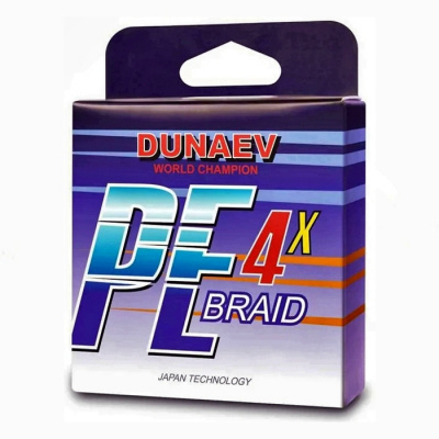 Шнур DUNAEV BRAID PE X4 150m 0.08мм