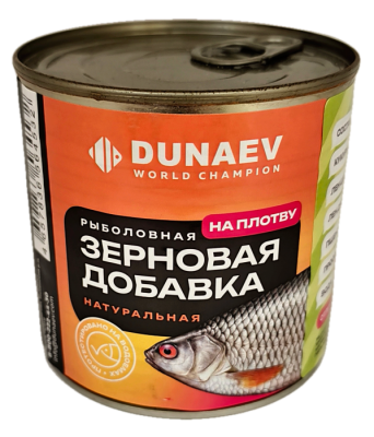 Добавка для прикормки металлобанка 430мл "Дунаев Плотва"