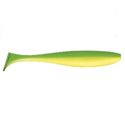 Приманка ZUB-IZI 208мм(8,2")-3шт, (Цвет 407)зеленый верх - желтый низ