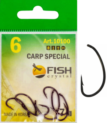 Крючок CARP SPECIAL №6 с ушком, покрытие BN (7 шт) Крючок CARP SPECIAL №6 с ушком, покрытие BN (7 шт)