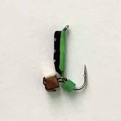 Столбик Хамелеон кубик 1,5 мм подвесной ЧЕРНО-ЗЕЛЕНЫЙ