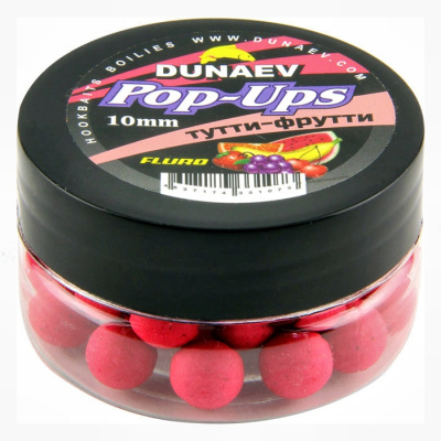 Бойлы DUNAEV POP-UP 10мм Тутти-Фрутти (30г)