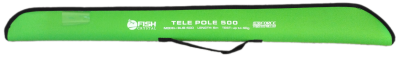 Удилище телескопическое с кольцами (болонское) "TELE POLE" FISH CRYSTAL, длина 5 м (до 40 Gr)