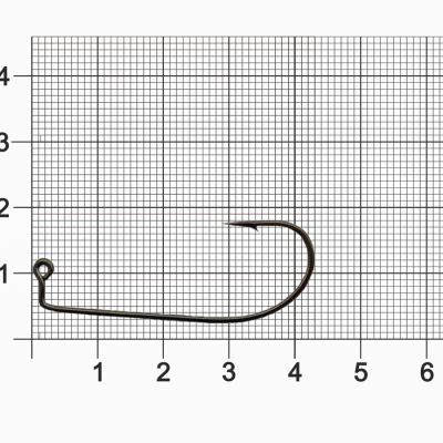 Крючок Dunaev Jig 301 # 3/0 (упак. 5 шт)