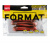 Силиконовая приманка FORMAT DIPLOMAT 74mm (6шт.) цвет F09 Силиконовая приманка FORMAT DIPLOMAT 74mm (6шт.) цвет F09