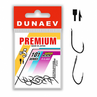 Крючок Dunaev Premium 101 # 5 (упак. 10 шт)