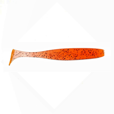Приманка ZUB-IZI  50мм(2")-10шт, (цвет 250) морковный с блестками Приманка ZUB-IZI  50мм(2")-10шт, (цвет 250) морковный с блестками
