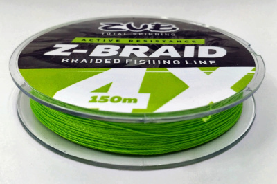 Шнур ZUB Z -BRAID Lime 150m 0,26мм