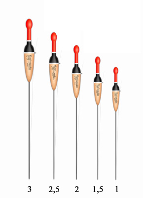 015 поплавок бальсовый 2,5гр. 01525