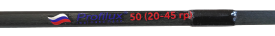 Удочка зимн Profilux (плоск.хлыст) 50 см (тест 20-45 гр) цв.чёрный, цв.руч.красный Удочка зимн Profilux (плоск.хлыст) 50 см (тест 20-45 гр) цв.чёрный, цв.руч.красный
