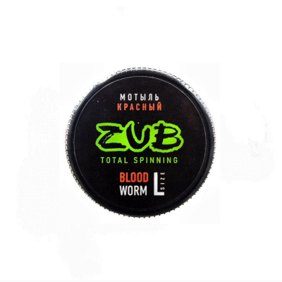 Мотыль искусственный ZUB BLOODWORM  красный