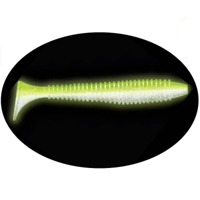 Приманка ZUB-SWING 160мм(6,3")-4шт, (цвет 403) зеленый светящийся