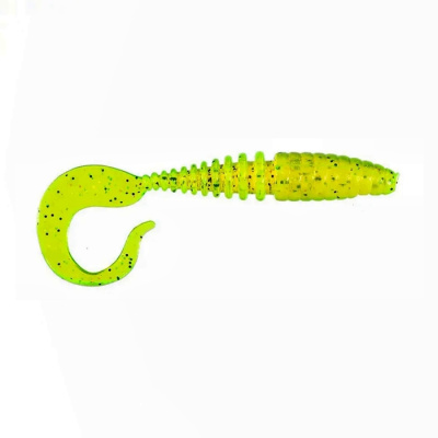 Приманка ZUB-TWIST  50мм(2")-10шт, (цвет 310) желтый с блестками Приманка ZUB-TWIST  50мм(2")-10шт, (цвет 310) желтый с блестками