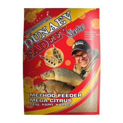 Прикормка "DUNAEV-FADEEV" 1кг Feeder Method Mega Citrus