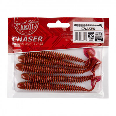 Силиконовая приманка AKKOI CHASER 100mm цвет SC18 Силиконовая приманка AKKOI CHASER 100mm цвет SC18