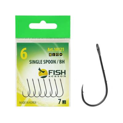 Крючок SINGLE SPOON BAITHOLDER с БОЛЬШИМ ухом №6, покрытие BN (7 шт) Крючок SINGLE SPOON BAITHOLDER с БОЛЬШИМ ухом №6, покрытие BN (7 шт)